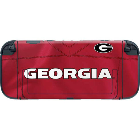 University of Georgia Red Jersey Nintendo Switch 2 (2025) with Joy-Con Skin
